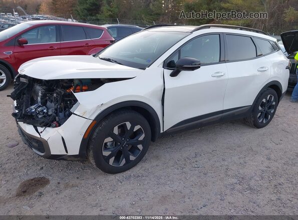 KNDPZDAH3P7035410 2023 KIA SPORTAGE PLUG-IN HYBRID White Vista tres cuartos delantera izquierda
