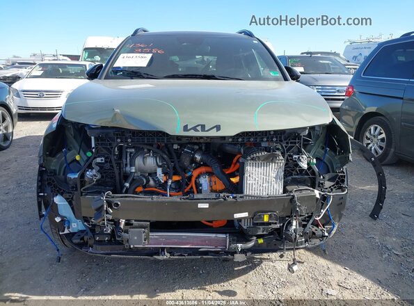 KNDPZDDH2S7248675 2025 KIA SPORTAGE PLUG-IN HYBRID Green Սարքավորումների վահանակի տեսք