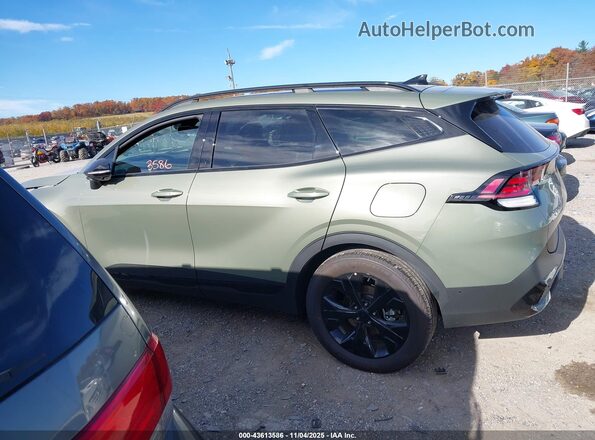 KNDPZDDH2S7248675 2025 KIA SPORTAGE PLUG-IN HYBRID Green Սալոնի 360 աստիճան տեսք