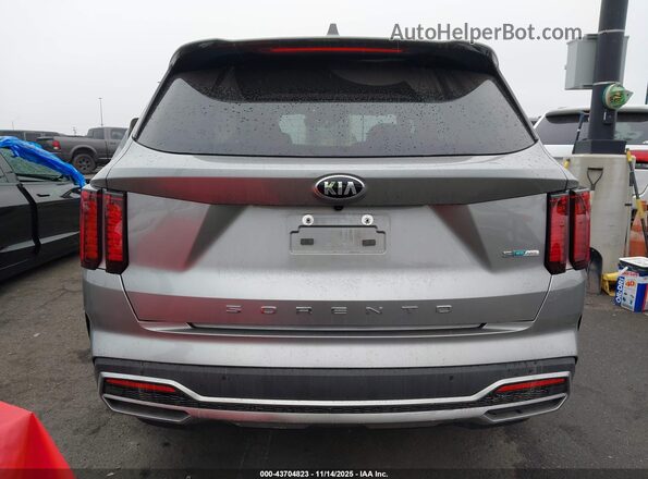 KNDRG4LG3M5055151 2021 KIA SORENTO HYBRID Silver 