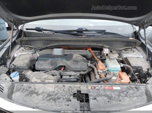 KNDRG4LG3M5055151 2021 KIA SORENTO HYBRID Silver Widok z tyłu