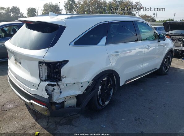 KNDRH4JG7S5311191 2025 KIA SORENTO HYBRID White 