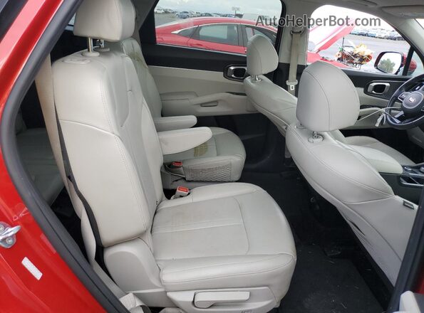 KNDRH4LG2M5033056 2021 KIA SORENTO Красный Вид задней части салона