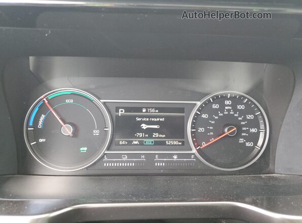 KNDRH4LG2M5033056 2021 KIA SORENTO Красный Вид щитка приборов