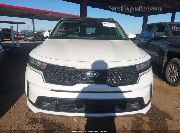 KNDRH4LG2M5035468 2021 KIA SORENTO HYBRID White Widok zestawu wskaźników