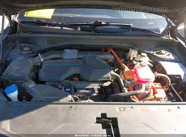 KNDRH4LG8M5019775 2021 KIA SORENTO HYBRID Black Widok z tyłu