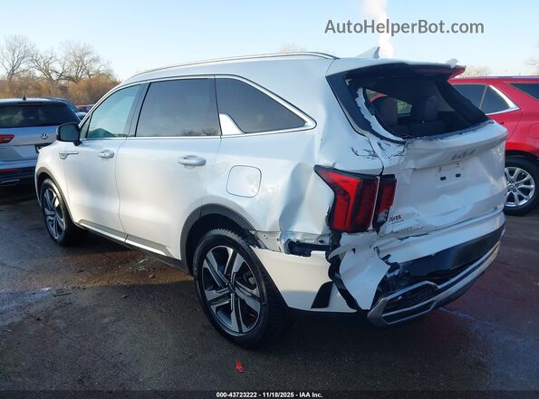 KNDRHDLG6P5149509 2023 KIA SORENTO HYBRID Белый Задняя левая четверть