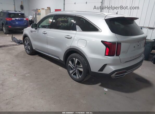 KNDRMDLH5N5070494 2022 KIA SORENTO PLUG-IN HYBRID Silver Trasero izquierdo