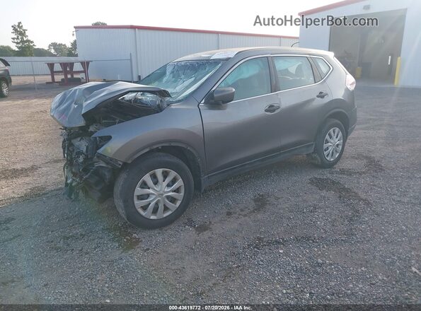 KNMAT2MT3GP650485 2016 NISSAN ROGUE Silver Przód lewy