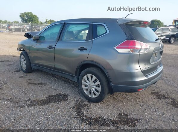 KNMAT2MT3GP650485 2016 NISSAN ROGUE Silver Tył lewy