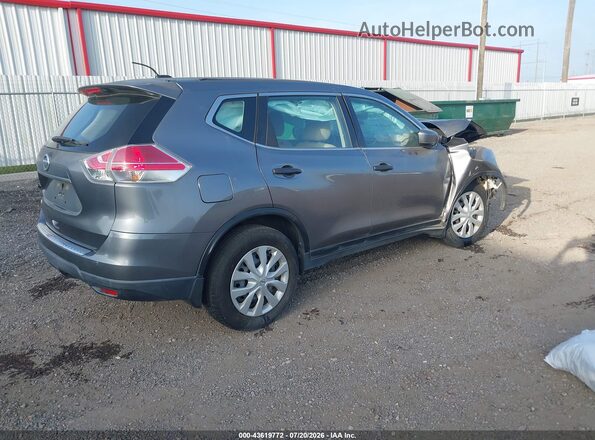 KNMAT2MT3GP650485 2016 NISSAN ROGUE Silver Tył prawy