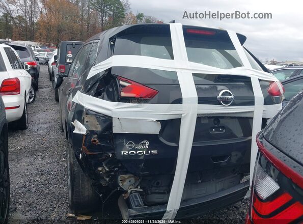 KNMAT2MT7HP576683 2017 NISSAN ROGUE Черный Задняя левая четверть