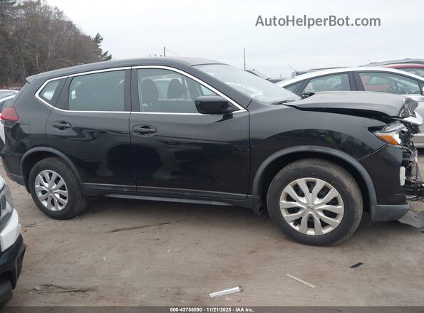 KNMAT2MV1JP578727 2018 NISSAN ROGUE Black უკანა სალონის ხედი