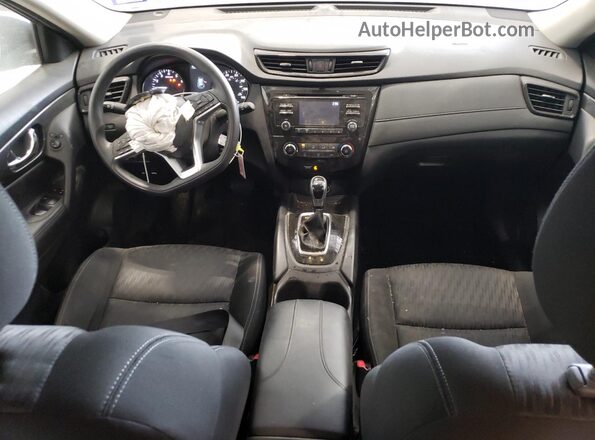 KNMAT2MV6HP541733 2017 NISSAN ROGUE Black Widok deski rozdzielczej