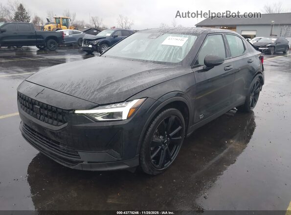 LPSED3KA0NL052549 2022 POLESTAR 2 Black Առջևի ձախ երեք քառորդ տեսարան