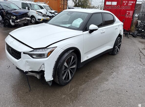 LPSED3KAXNL066989 2022 POLESTAR 2 Белый Задняя левая четверть