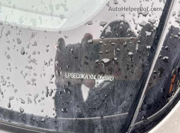 LPSED3KAXNL066989 2022 POLESTAR 2 Белый Вид задних сидений