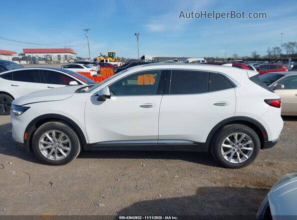 LRBAZLR40MD082794 2021 BUICK ENVISION White Vista interior de 360 grados