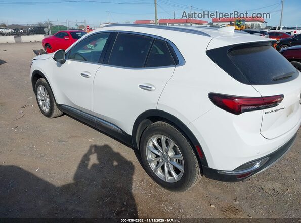 LRBAZLR40MD082794 2021 BUICK ENVISION White Trasero izquierdo