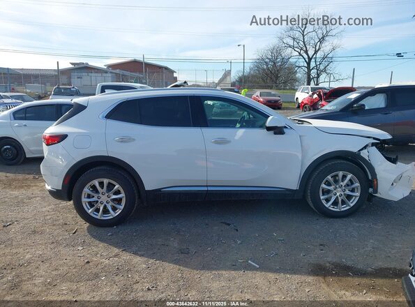 LRBAZLR40MD082794 2021 BUICK ENVISION White Vista interior trasera