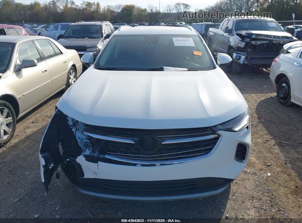 LRBAZLR40MD082794 2021 BUICK ENVISION White Vista del cuadro de instrumentos