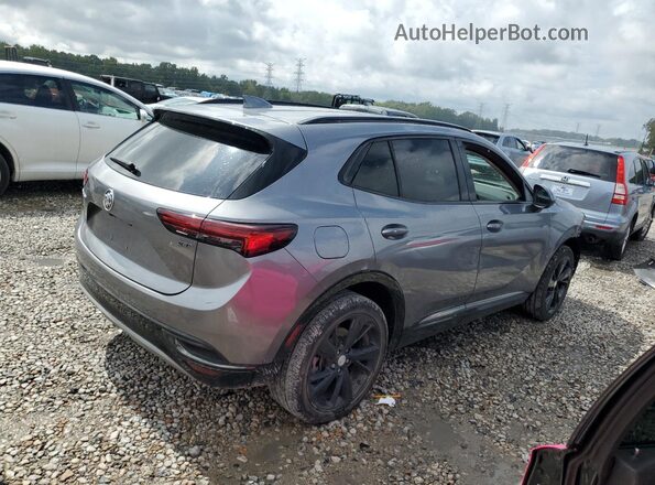 LRBAZLR41MD110344 2021 BUICK ENVISION Gray Trasero derecho