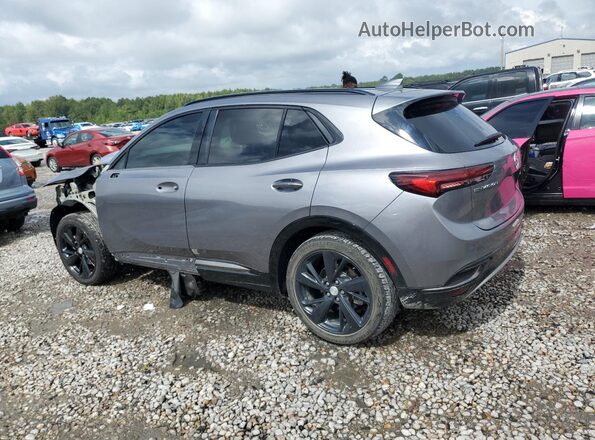 LRBAZLR41MD110344 2021 BUICK ENVISION Gray Trasero izquierdo