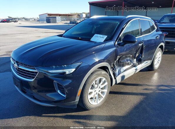 LRBAZLR41MD177929 2021 BUICK ENVISION Dark Blue Передня ліва чверть