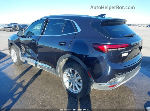 LRBAZLR41MD177929 2021 BUICK ENVISION Dark Blue Задня ліва чверть