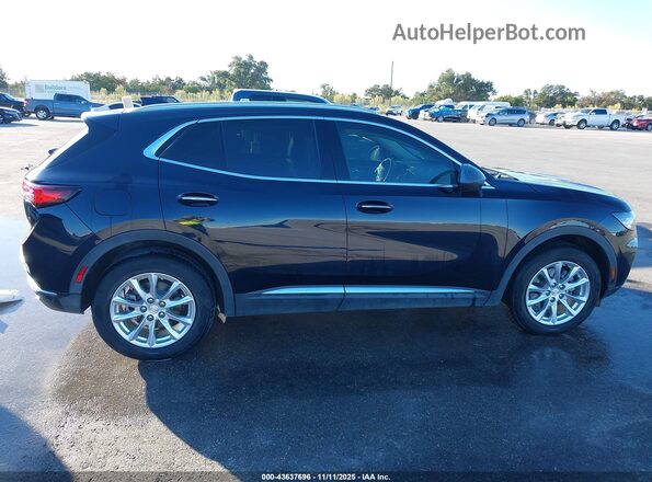 LRBAZLR41MD177929 2021 BUICK ENVISION Dark Blue Вид задньої частини салону