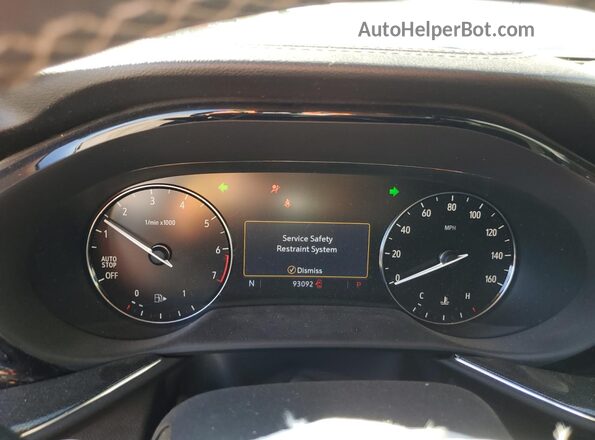 LRBAZLR41ND120471 2022 BUICK ENVISION Gray Вид щитка приладів