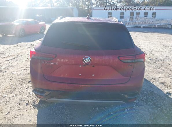 LRBAZLR42ND128501 2022 BUICK ENVISION Burgundy 