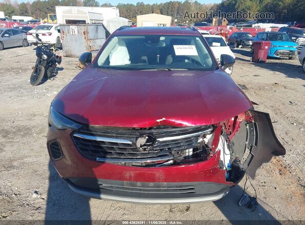 LRBAZLR42ND128501 2022 BUICK ENVISION Burgundy Dashboard view
