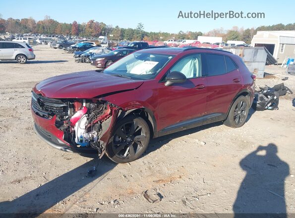 LRBAZLR42ND128501 2022 BUICK ENVISION Burgundy Front left