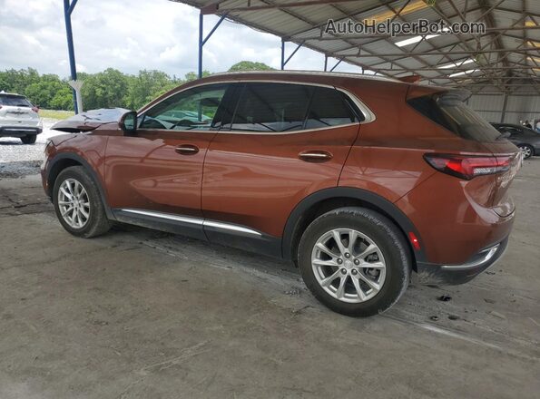LRBAZLR43MD189869 2021 BUICK ENVISION Brown Trasero izquierdo
