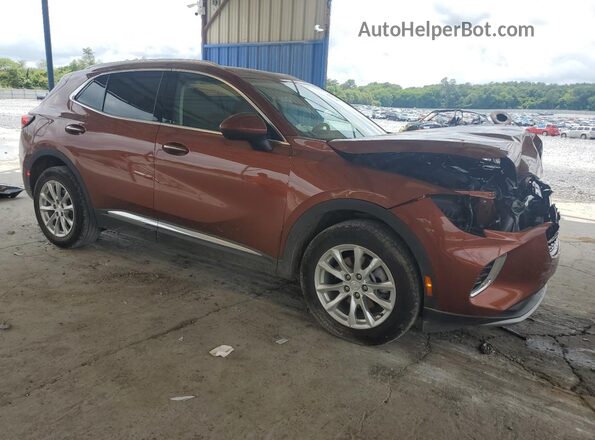 LRBAZLR43MD189869 2021 BUICK ENVISION Brown Delantero derecho