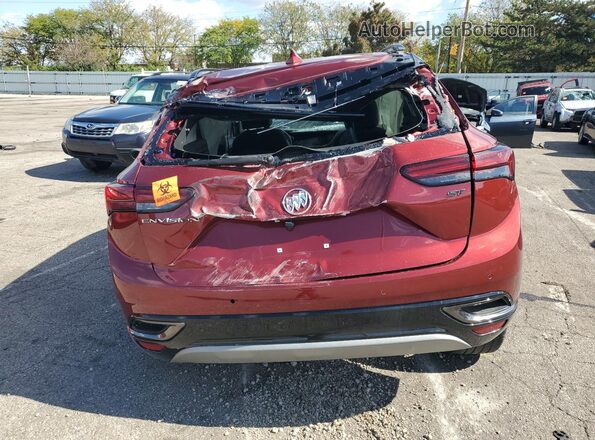 LRBAZLR43ND083116 2022 BUICK ENVISION Red Вид ззаду