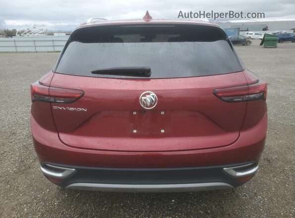 LRBAZLR45PD036074 2023 BUICK ENVISION Red უკანა ხედი
