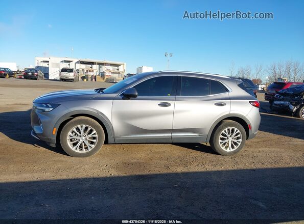 LRBAZLR47ND143401 2022 BUICK ENVISION Gray Սալոնի 360 աստիճան տեսք