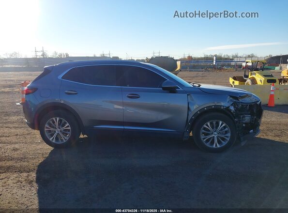 LRBAZLR47ND143401 2022 BUICK ENVISION Gray Սալոնի հետևի տեսք