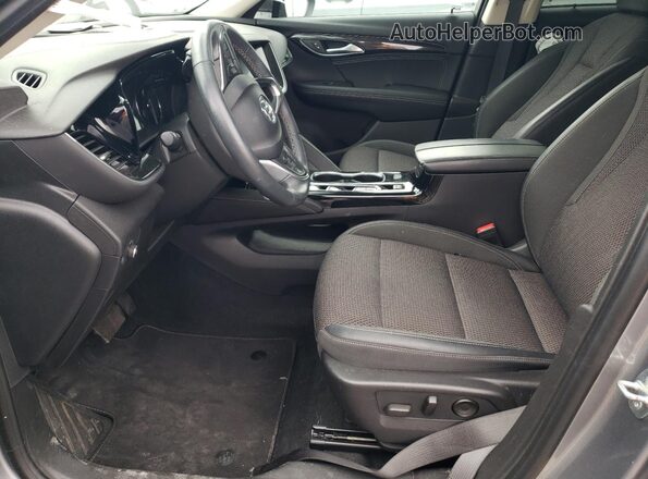 LRBAZLR48MD087080 2021 BUICK ENVISION Gray Widok wnętrza z przodu