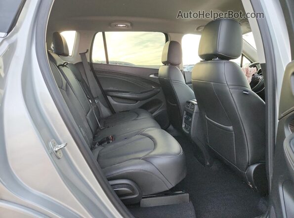 LRBFX2SA4KD099312 2019 BUICK ENVISION Silver Rear seats view