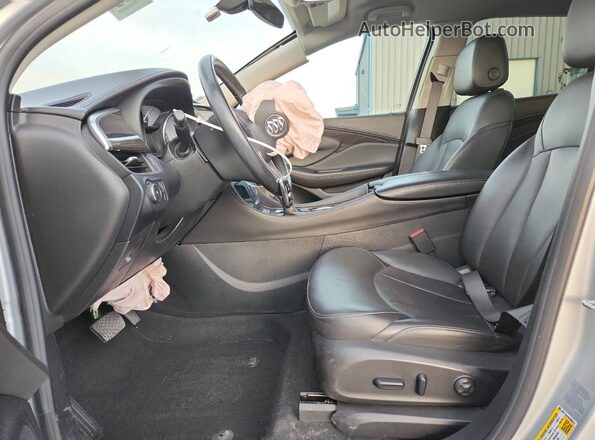 LRBFX2SA4KD099312 2019 BUICK ENVISION Silver Front interior view