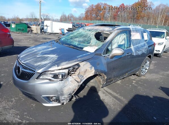 LRBFX2SA7LD122552 2020 BUICK ENVISION Gray Vista tres cuartos delantera izquierda