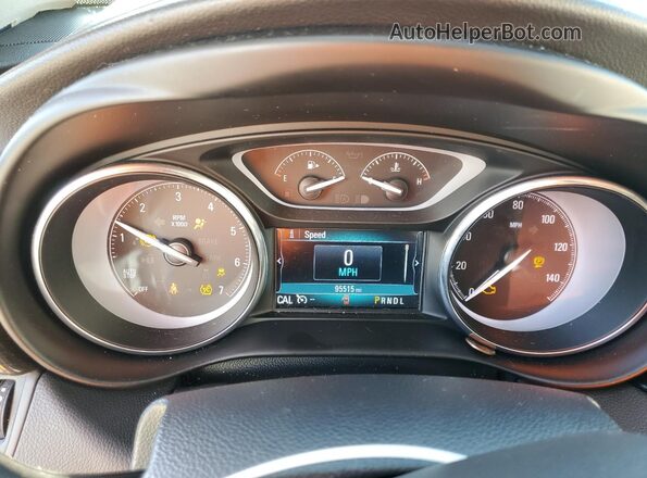 LRBFX2SAXLD062637 2020 BUICK ENVISION Black Instrument cluster view