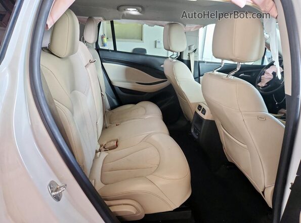 LRBFXASA5LD208064 2020 BUICK ENVISION White Rear seats view