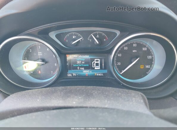 LRBFXBSA5HD200060 2017 BUICK ENVISION White უკანა სავარძლების ხედი