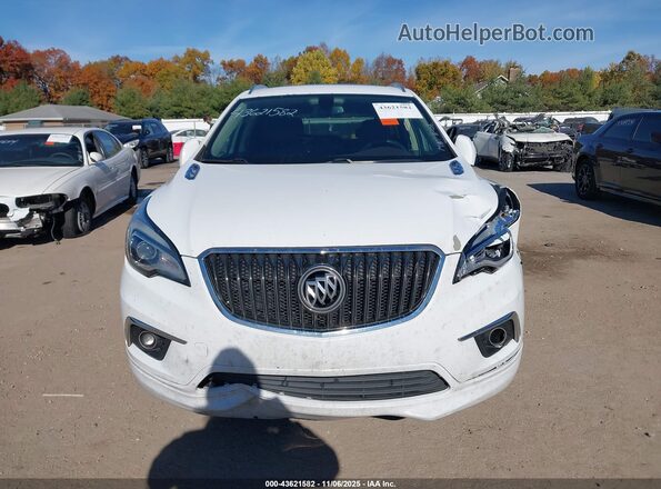 LRBFXBSA5HD200060 2017 BUICK ENVISION White ხელსაწყოთა პანელის ხედი