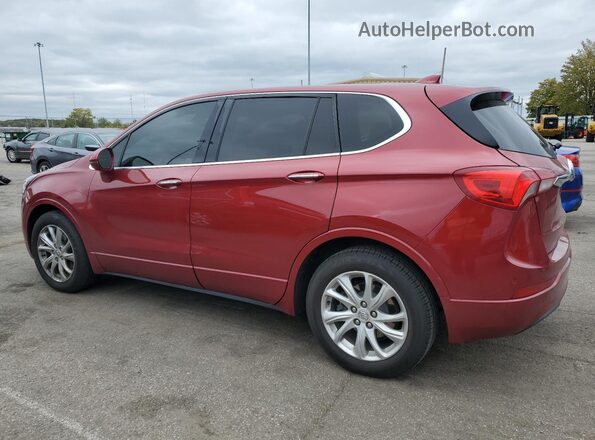 LRBFXBSA5LD081001 2020 BUICK ENVISION Maroon Rear left