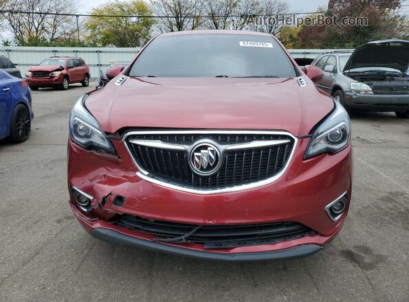 LRBFXBSA5LD081001 2020 BUICK ENVISION Maroon Front view